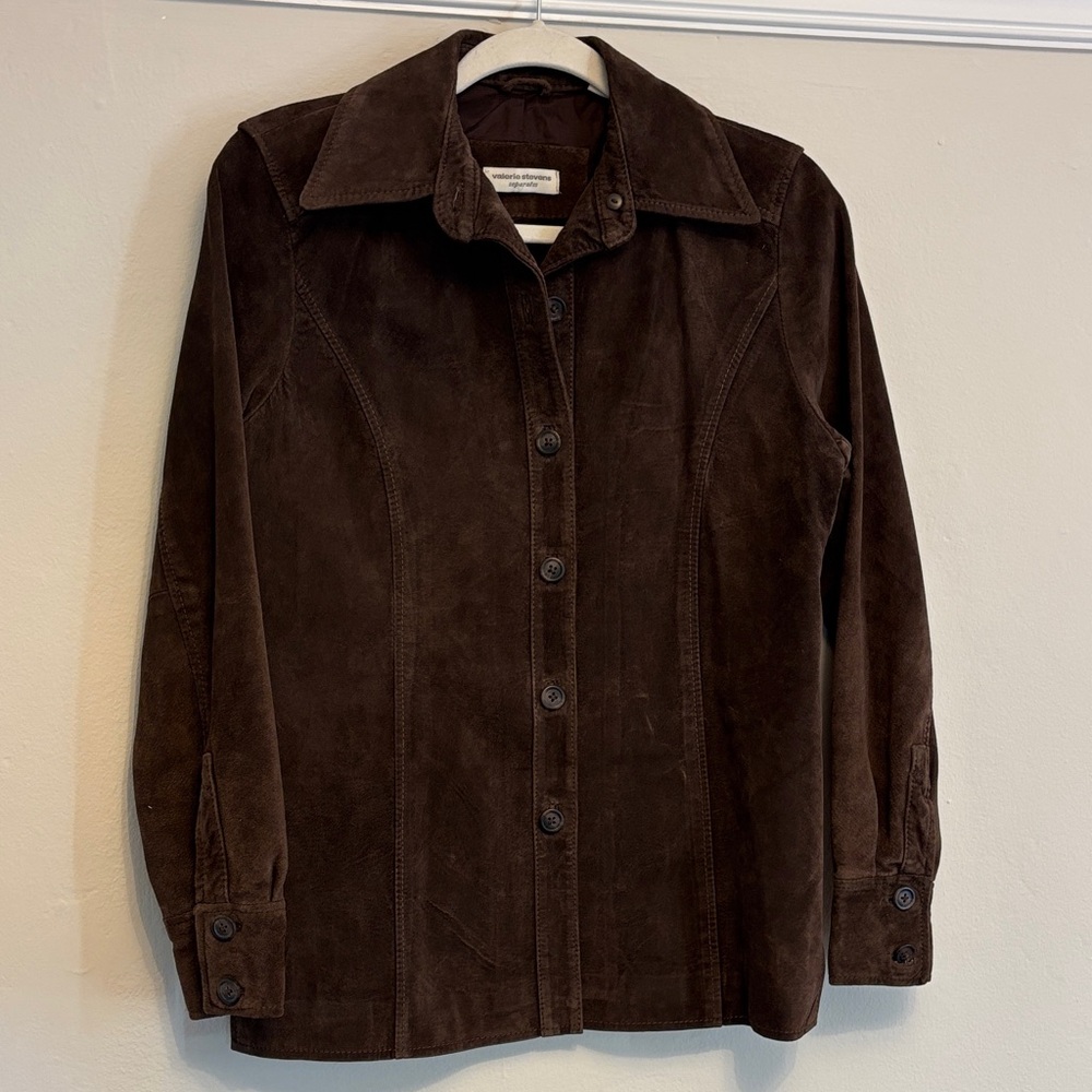 Brown Suede Valerie Stevens Jacket